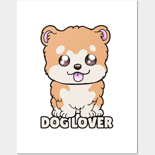 CUTE DOG CARTOON Posters and Art